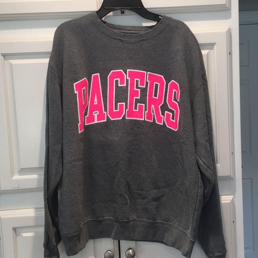 Gray Pacers sweatshirt